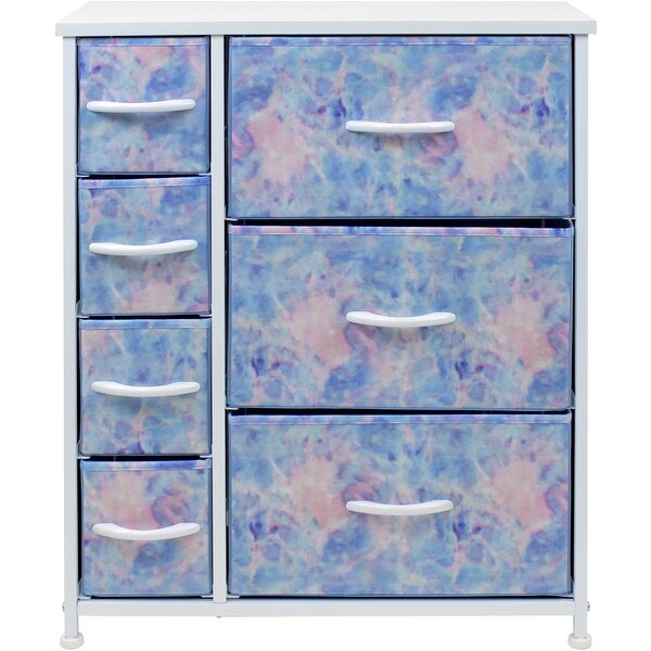 Dresser w/ 7 Drawers， Furniture Storage and Chest Tower for Bedroom - - 34478481