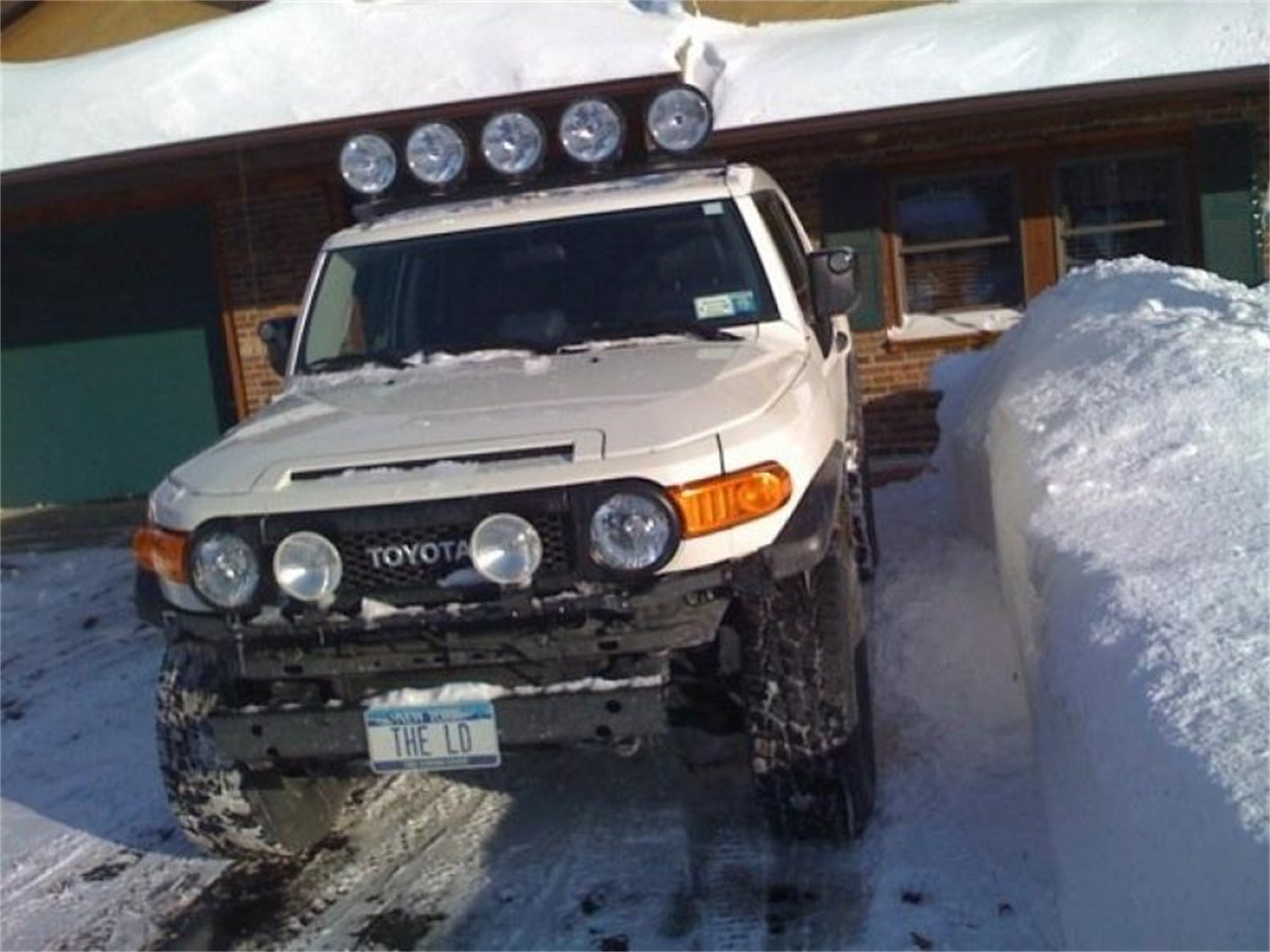 N-Fab TFJ5FLR Roof Mounted Light Bar Fits 07-14 FJ Cruiser