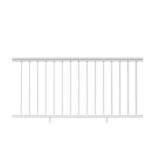 NewTechWood Allure 96 in. x 36 in. White Aluminum Preassembled Railing Kit AL-36-8-WHI