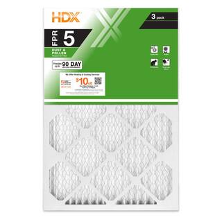 HDX 20 in. x 36 in. x 1 in. Standard Pleated Air Filter FPR 5 (3-Pack) HDX3P5-012036