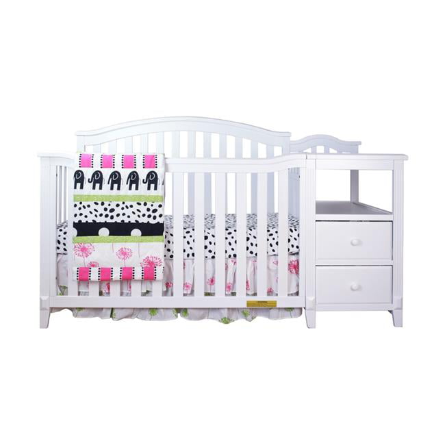 Athena  AFG Kali 4-in-1 Crib with Changer& White