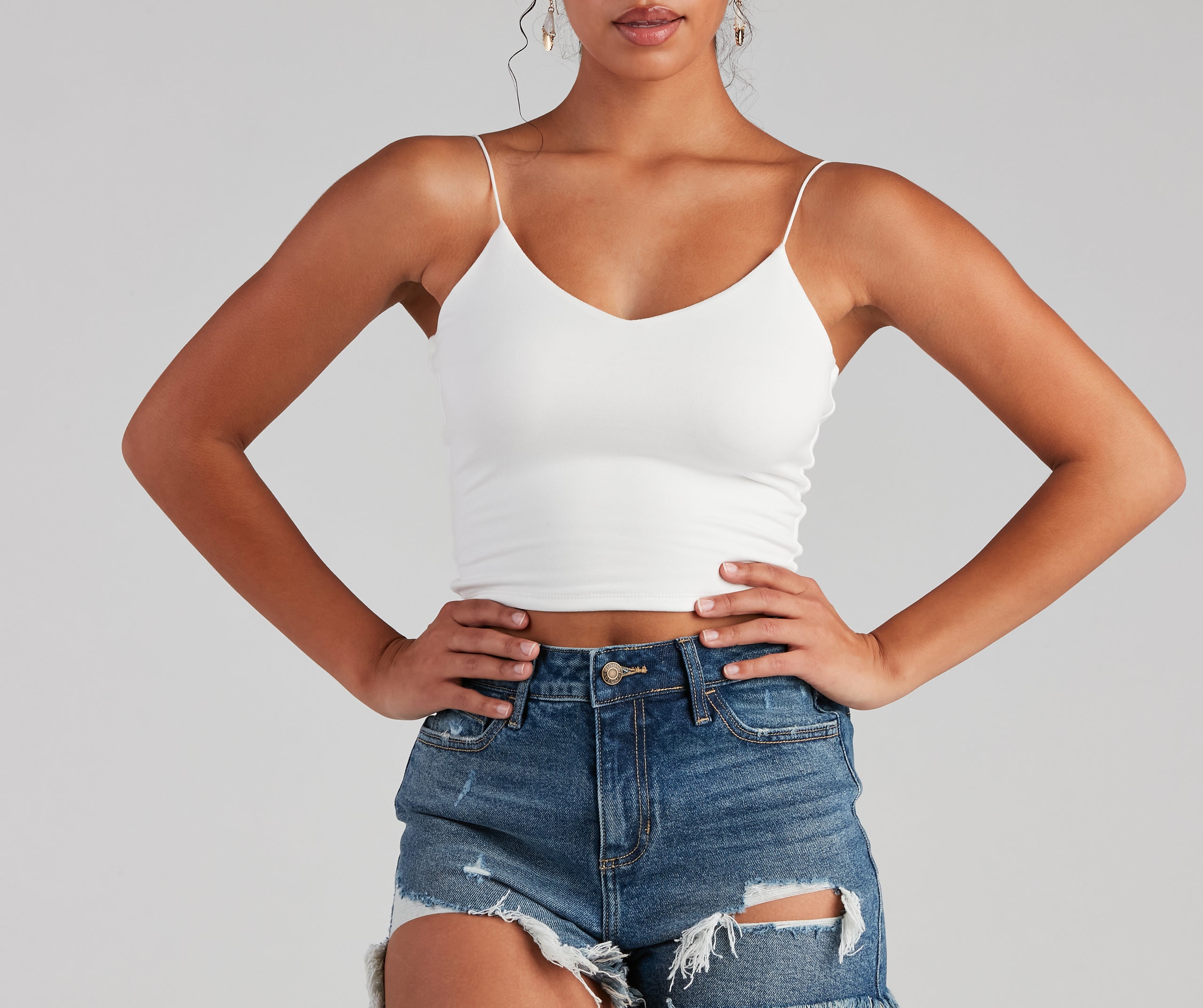 Girl Next Door Cropped Tank