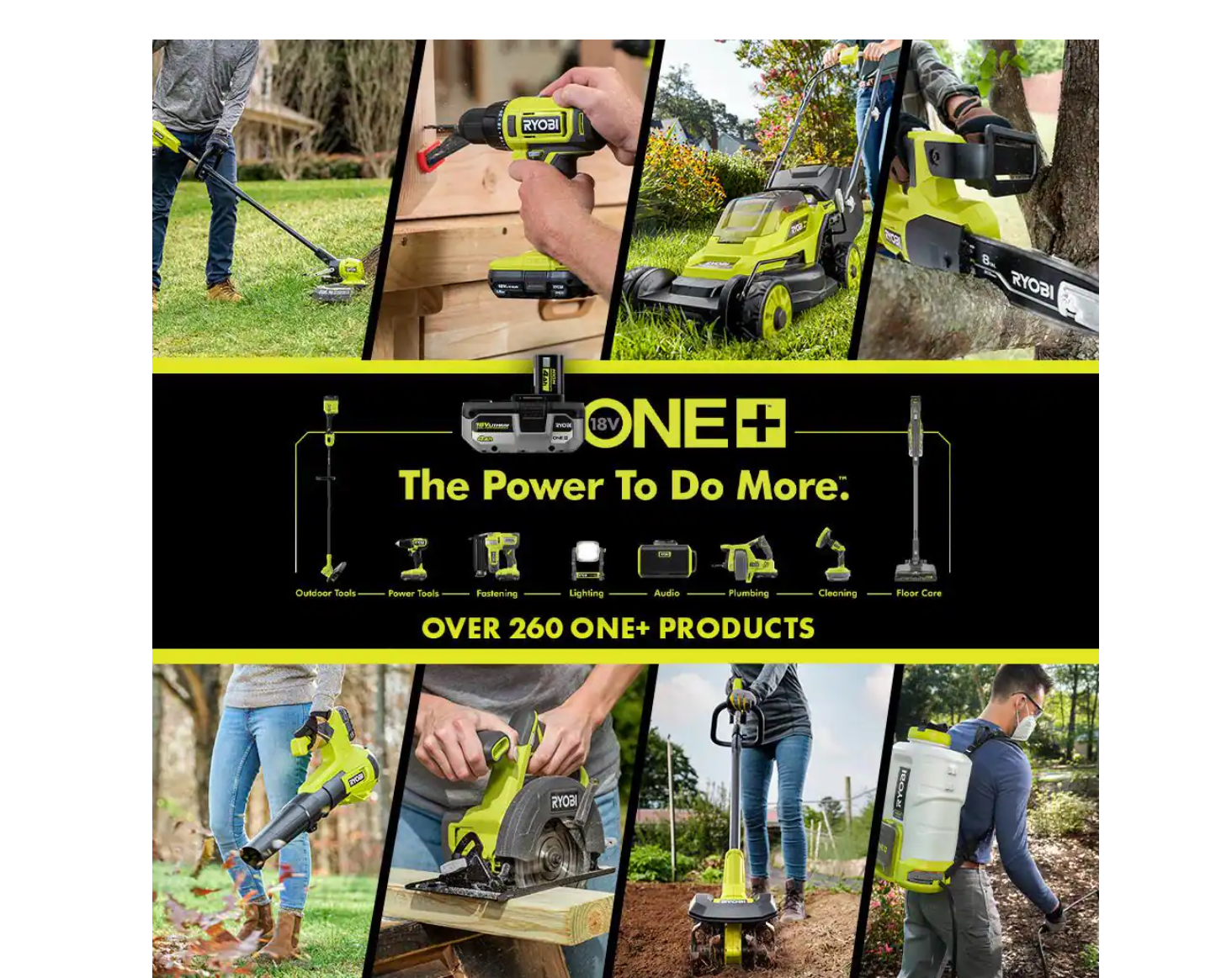 RYOBI P2503BTL ONE+ 18V Electric Cordless Pruning Reciprocating Saw (Tool Only)