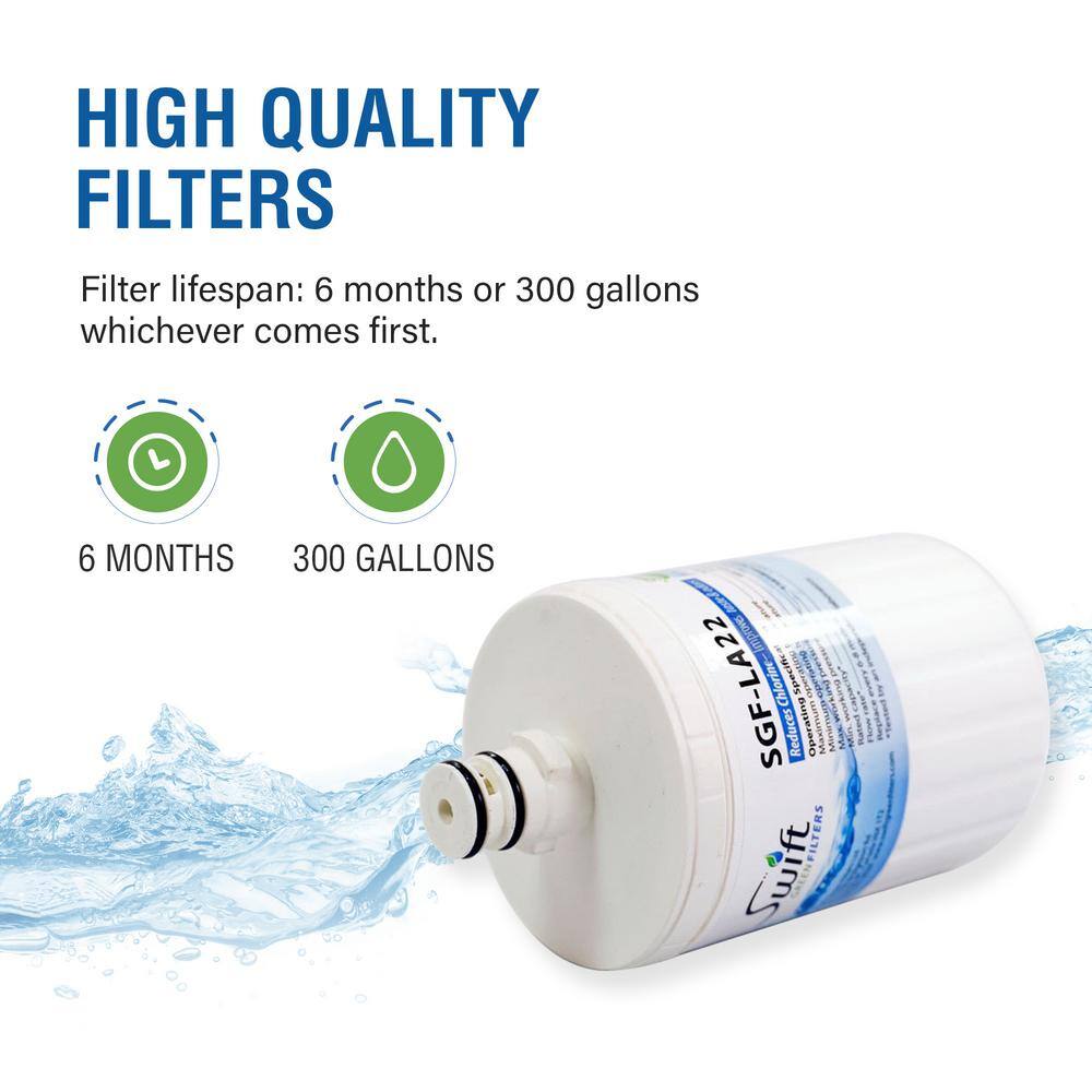 Swift Green Filters Compatible Refrigerator Water Filter for LT500P 5231JA2002A 46-9890 (3 PacK) SGF-LA22-3Pack