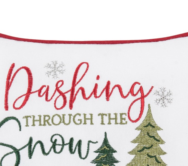 C amp f Home Dashing Through The Snow Pillow