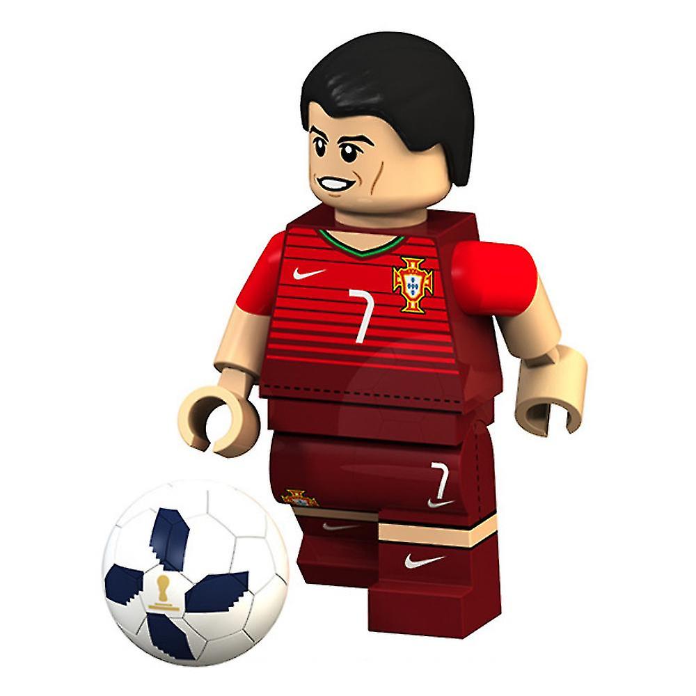 Football Player Super Star Series Block Building Blocks Set Mini Blocks Toy