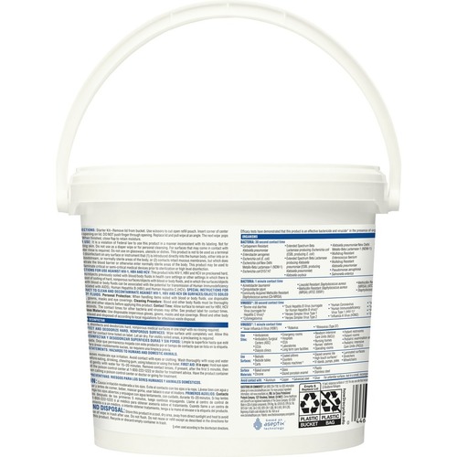 Clorox Healthcare Hydrogen Peroxide Cleaner Disinfectant Wipes  CLO30826