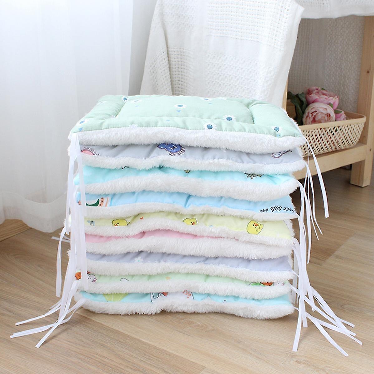 Pet Mat Cat Carrier Platform Sleeping Mat Cotton Mat Both Sides Fixed Dog Warm And Thick Sleeping Cotton 50*70cmrainbow