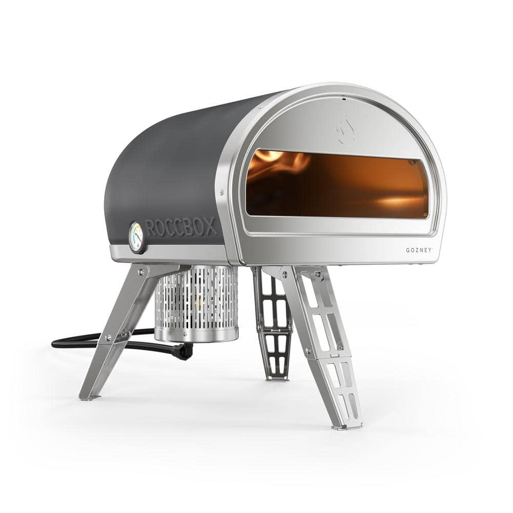 GOZNEY Roccbox Propane Outdoor Pizza Oven 12 in. Grey GRPGYUS1627