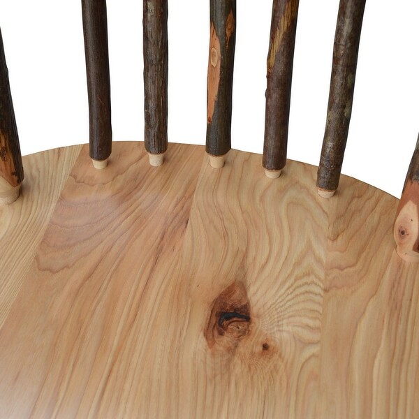 Hickory Panel Back Dining Chair