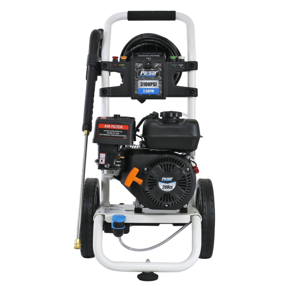 Pulsar Pressure Washer 212cc 3100 PSI 2.5 GPM Gas Powered ;