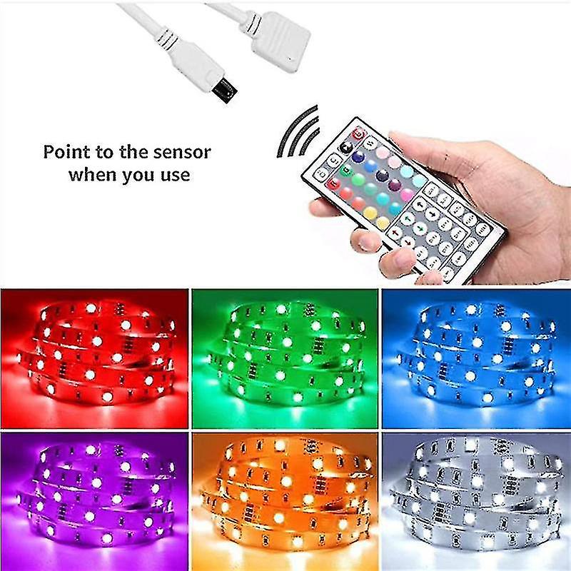 20m Rgb Light Strip 3528 1200led Flexible Light With 44 Key Remote+controller For Christmas Livingr