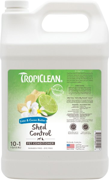 TropiClean Lime and Cocoa Butter Deshedding Dog Conditioner