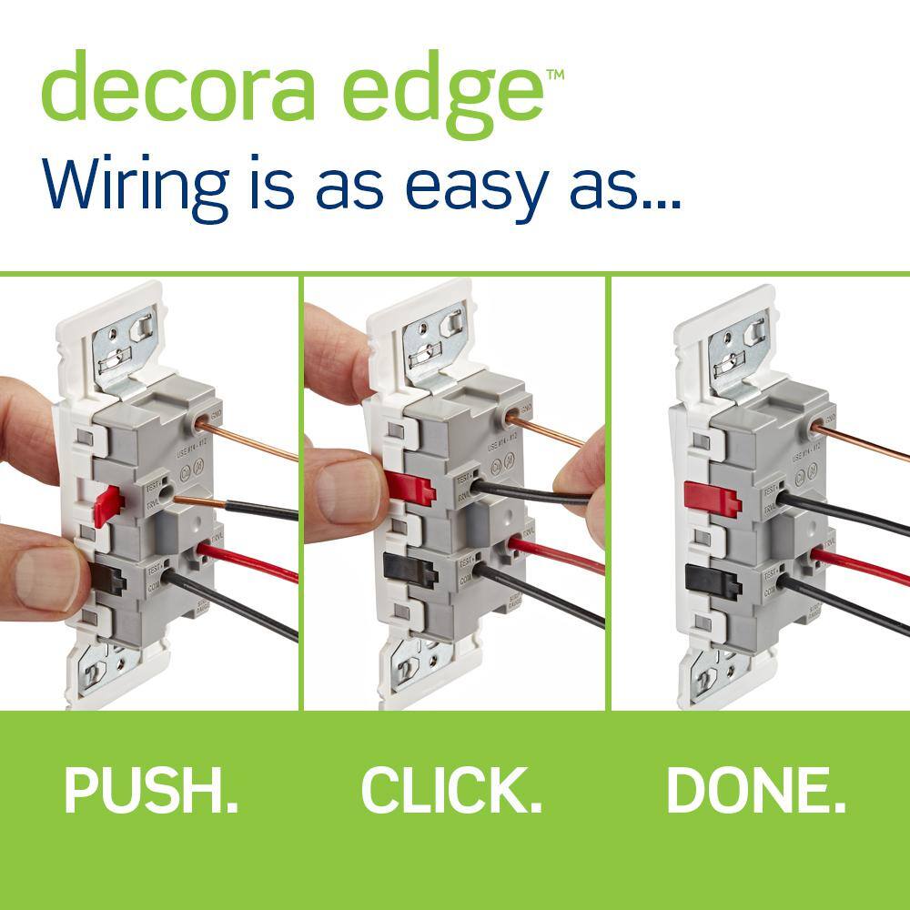 Leviton Decora Edge 15 Amp 3-Way Switch 10-Pack White M02-E5603-0MW