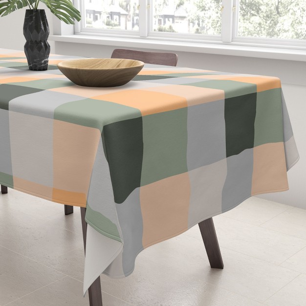 Miho Retro Color Illusion Tablecloth Deny Designs