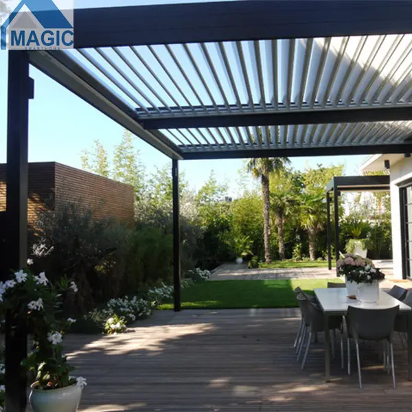 Ace Manufacturer Supply Aluminium Pergola Louver Pergola Exterior For House Aluminum Pergola