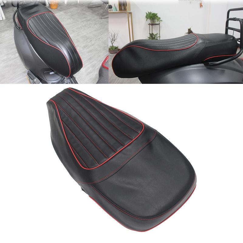 Motorcycle Seat Cushion Cover， Seat Cover， Fit for Vespa Primavera 150 13-22， ACC Replacement