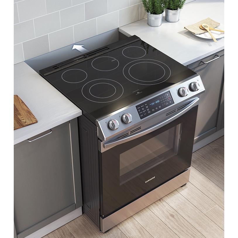  30-inch Slide-in Electric Range with Wi-Fi Connectivity NE63T8311SS/AA