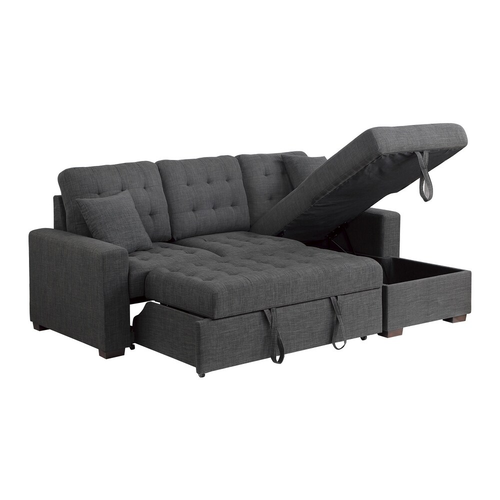 Miles 2 Piece Sectional Sofa Sleeper with Right Chaise