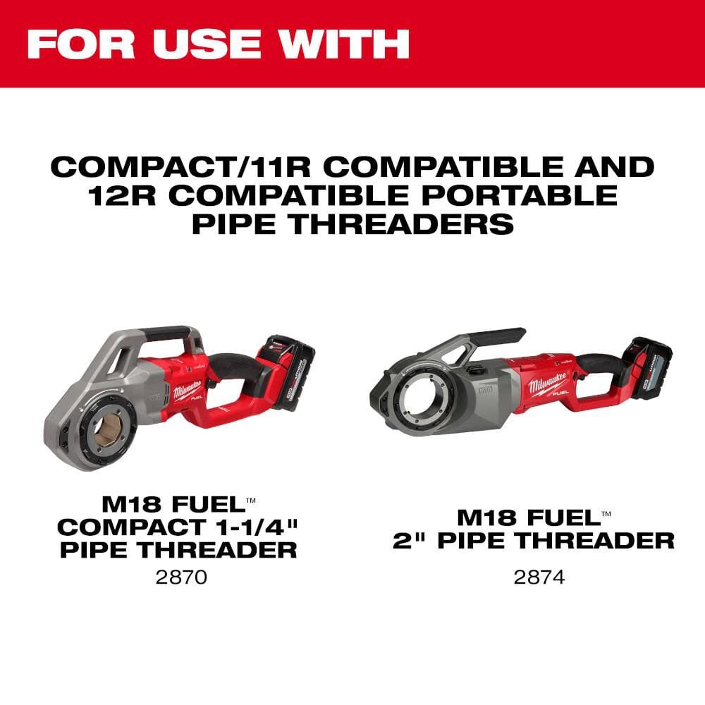 Milwaukee 1" High Speed NPT Portable Pipe Dies 48-36-1109 from Milwaukee