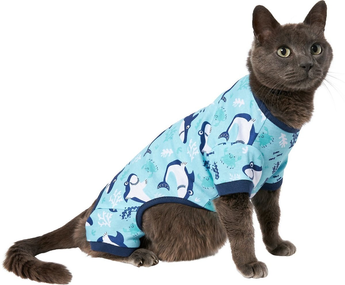 Frisco Happy Shark Dog and Cat Jersey PJs