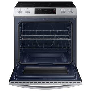  30 in. 6.3 cu. ft. Slide-In Induction Range with Self-Cleaning Oven in Stainless Steel NE63B8211SS