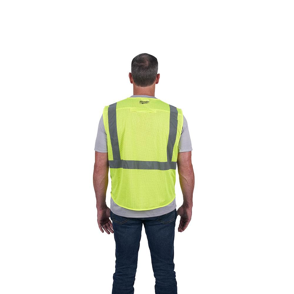 Milwaukee Class 2 High Visibility Mesh Safety Vest 48-73-5111M910 from Milwaukee