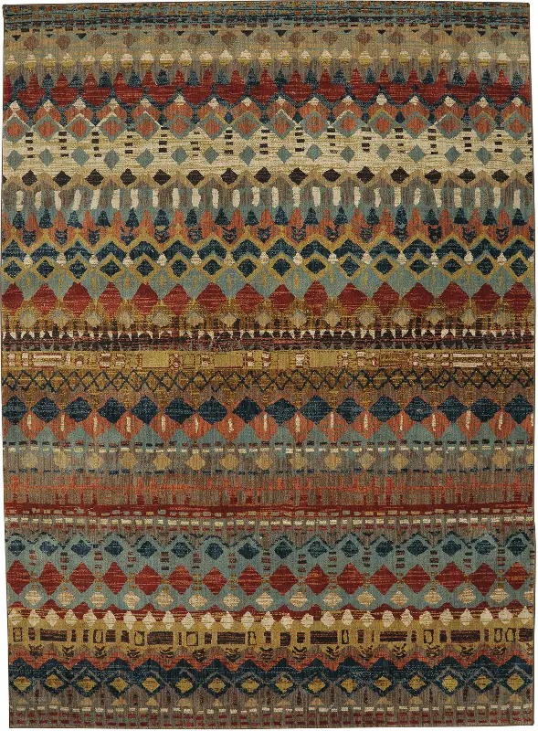 Spice Market Enigma 8 x 11 Saigon Multi-Colored Area Rug