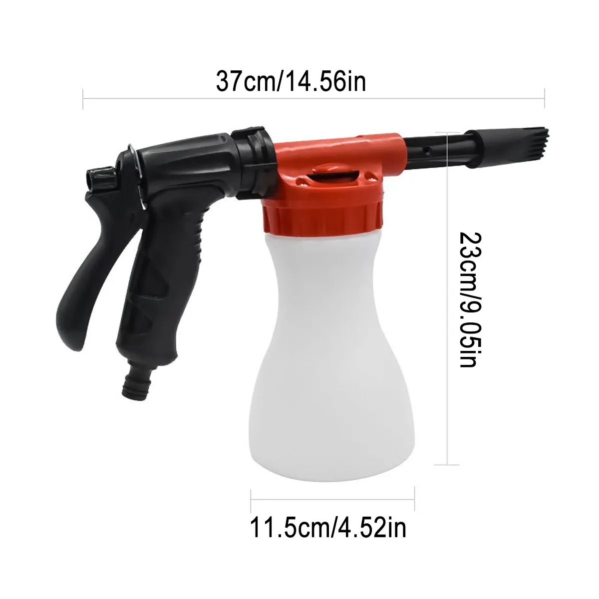 Foam Gun Car Wash Cannon  Plastic Portable Foamer Nozzle Car Washer Soap Sprayer For Car Glass Windshield Garden Clean