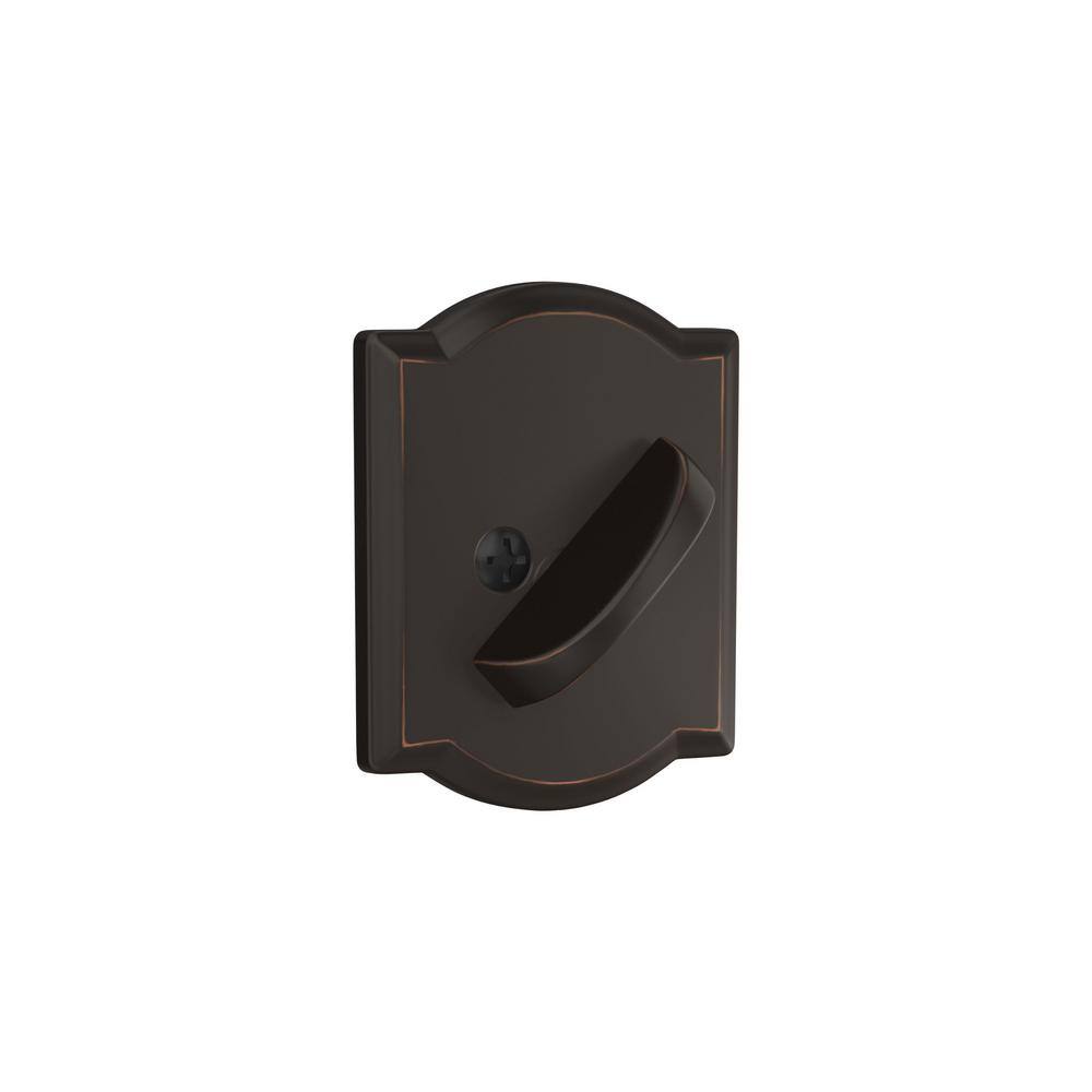 Schlage B60 Series Camelot Aged Bronze Single Cylinder Deadbolt Certified Highest for Security and Durability B60 N CAM 716