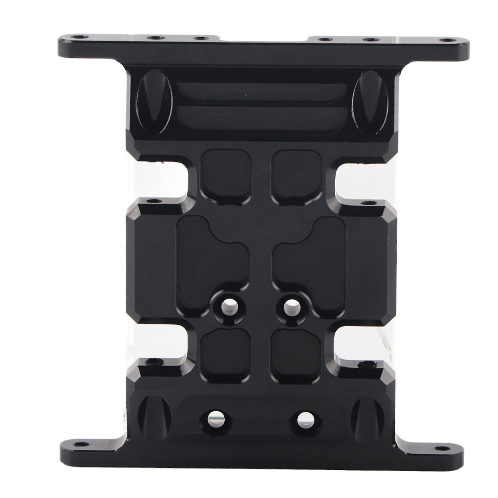 Aluminum Alloy Gearbox Base Plate Black For Axial Scx10 / Tfl Carframe Rc Accessories