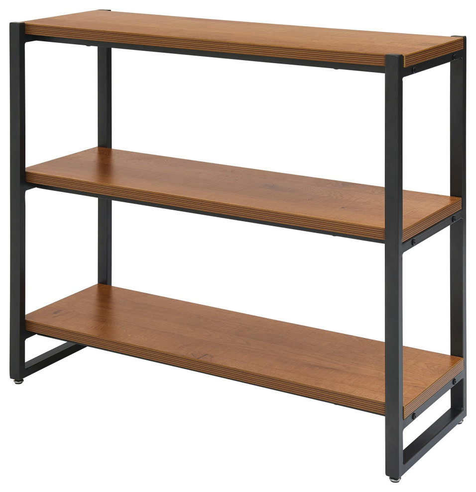 Anderson 3 Tier Bookcase   Industrial   Bookcases   by New Pacific Direct Inc.  Houzz