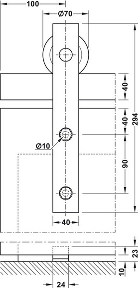 Hafele 941.32.302 Anti Derail Block  Slido Design ...