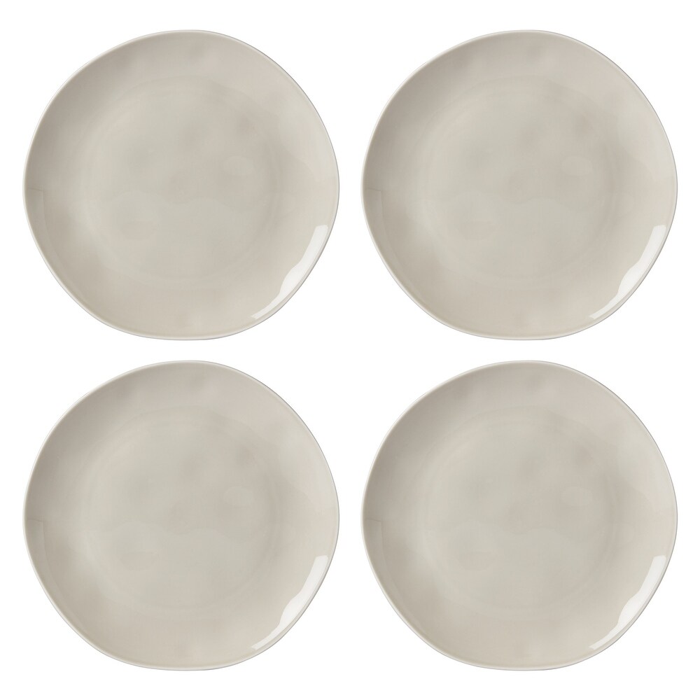 Bay Colors 4 Piece Dinner Plates  Grey