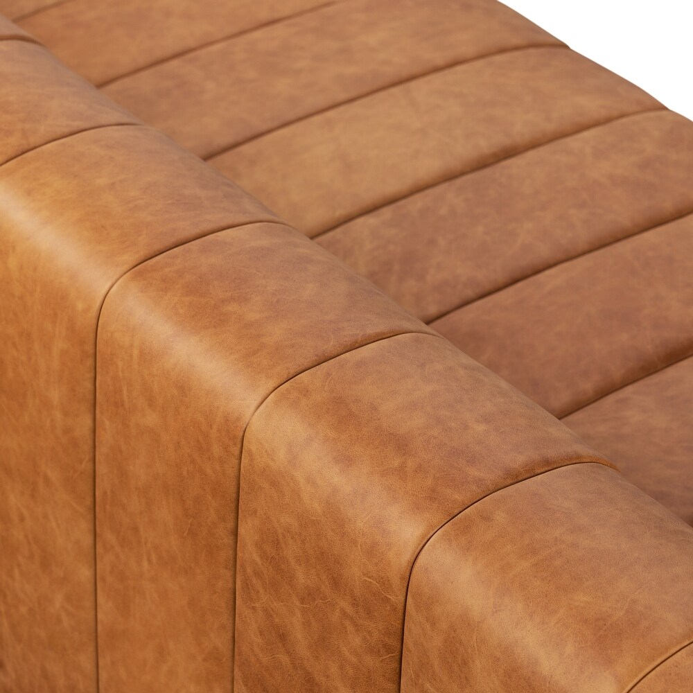 Poly and Bark Canale Sofa   Genuine Italian Leather