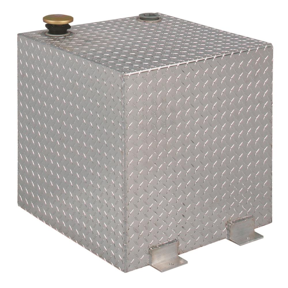 Aluminum Transfer Tank, 50 Gallon Square