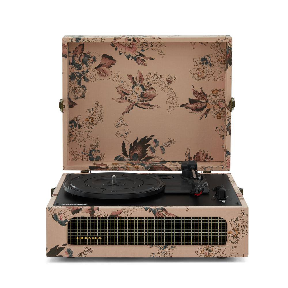 Crosley Voyager Turntable In Floral CR8017B-FL