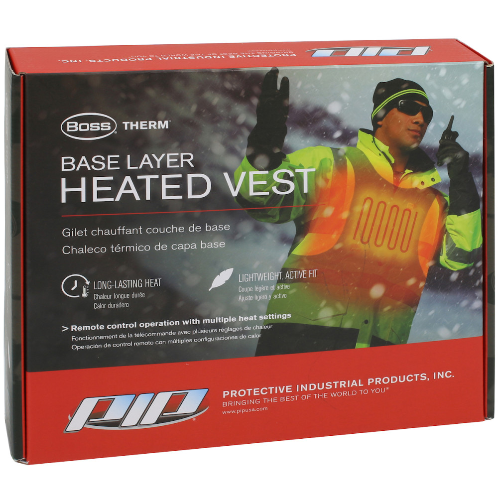 Protective Industrial Products Boss? Therm? Heated Vest Lightweight Black OSFM ;