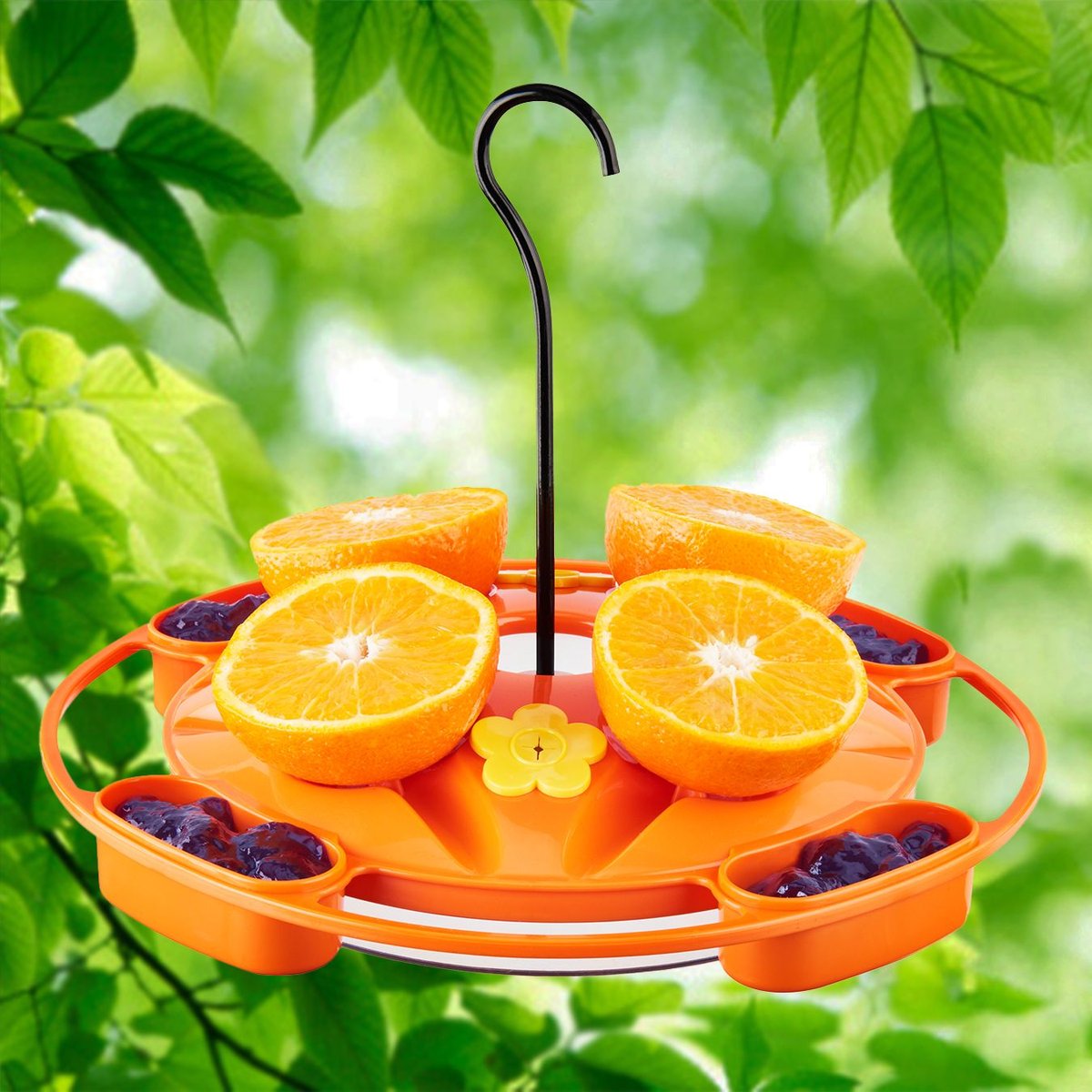 North States Hanging Tray Oriole Bird Feeder