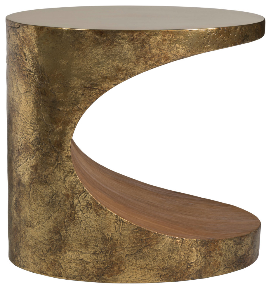 Thornton Oval Side Table   Rustic   Side Tables And End Tables   by Lexington Home Brands  Houzz