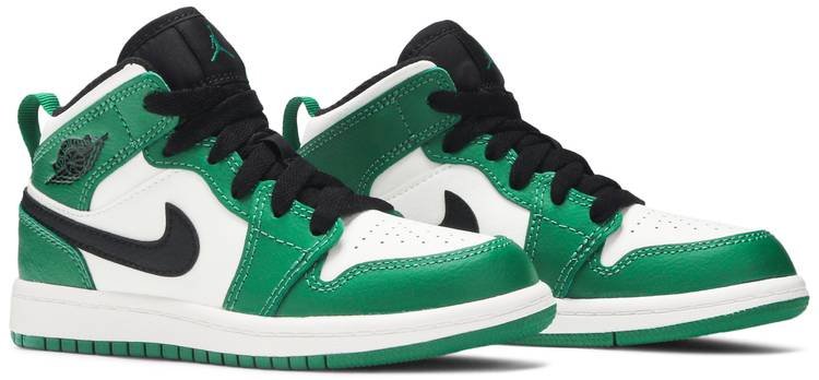 Air Jordan 1 Mid SE PS 'Pine Green' BQ6932-301