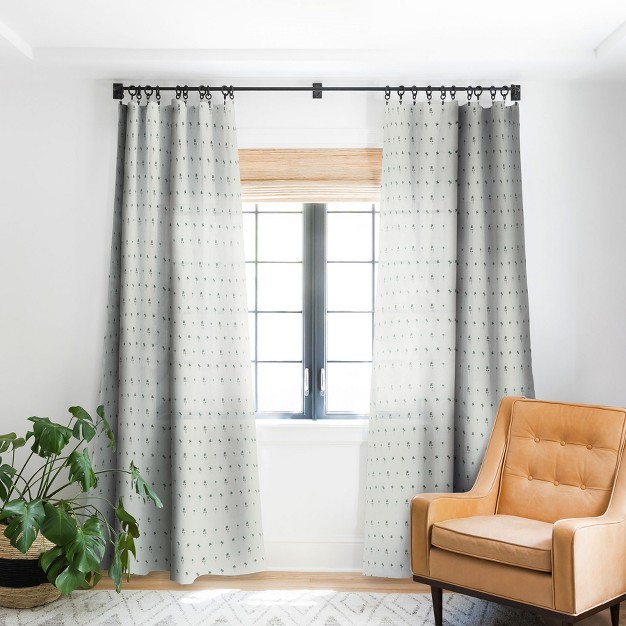 1pc Blackout Window Curtain Panel Deny Designs