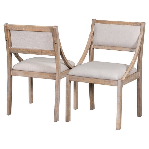 Wood Dining Chairs Set of 2