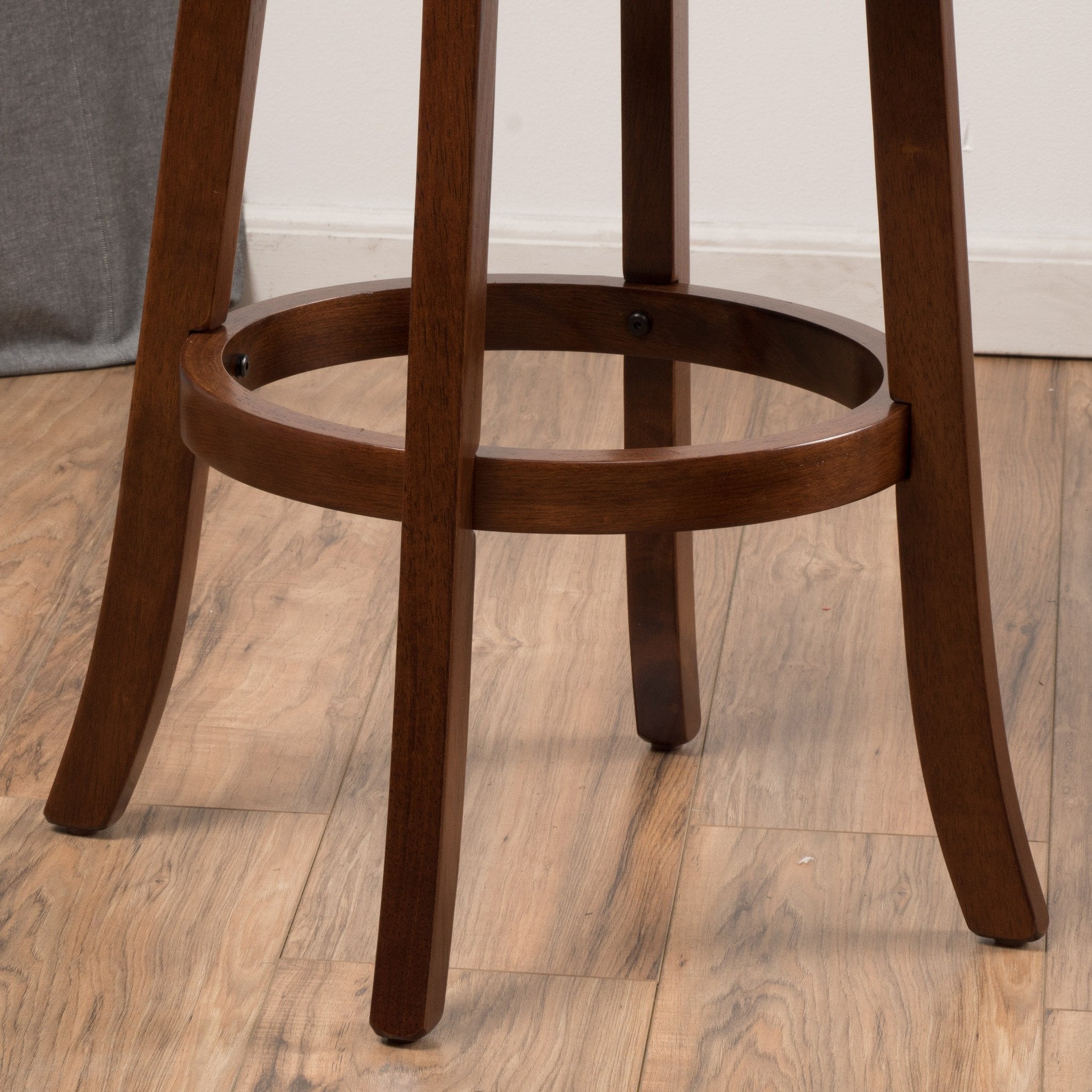 Davis 29-Inch Fabric Swivel Backed Bar Stool