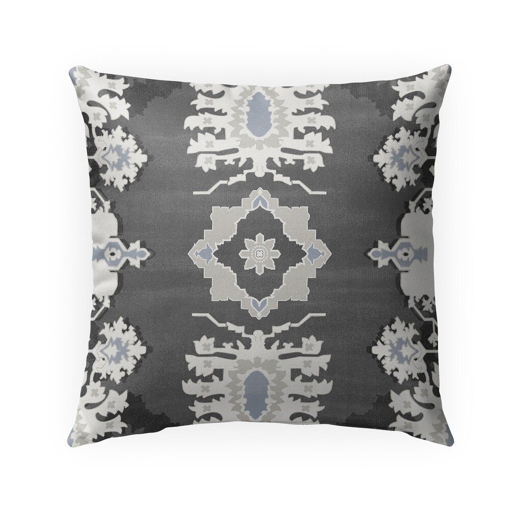 AJDA CHARCOAL Outdoor Pillow By Kavka Designs