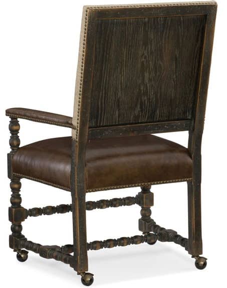 Hooker Furniture Dining Room Comfort Castered Game Chair