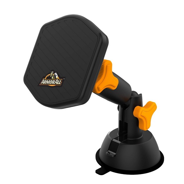 Armor All Wireless Charging Magnetic Phone Mount With Suction Cup