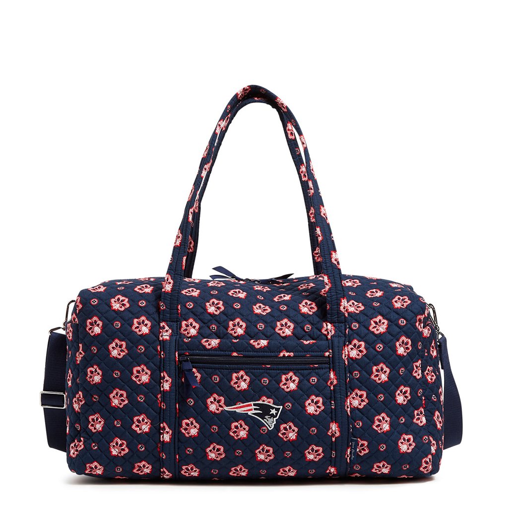 Vera Bradley  NFL Large Travel Duffel Bag in New England Patriots Bandana