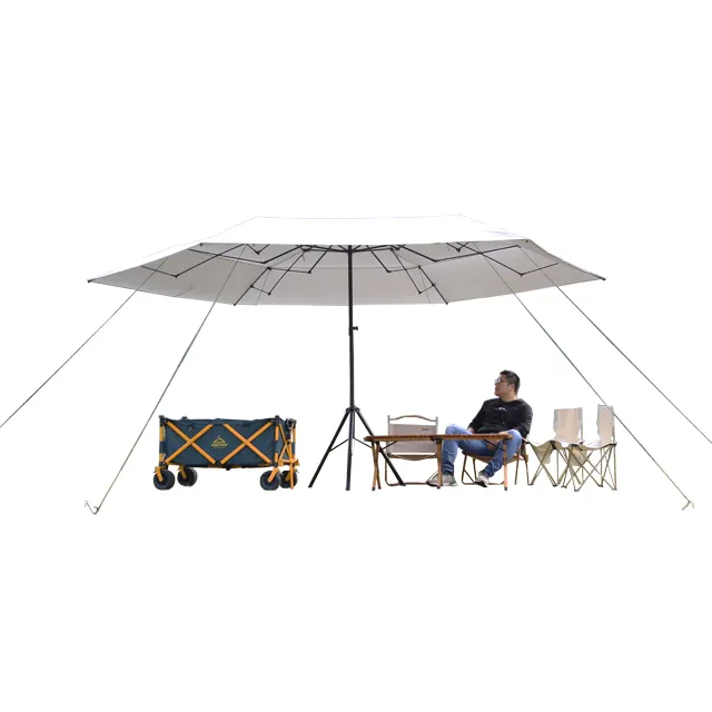 Hot sale multi scenario hexagonal portable design easy foldable canopy tent for camping party entertainment