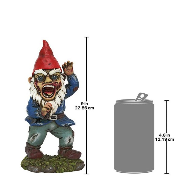 Design Toscano Attack Of The Dead Walking Zombie Apocalypse Garden Gnome Statue